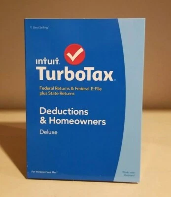 TurboTax Deductions and Homeowners Federales 2014, archivo E más estado NUEVO  Foto 1 de 2