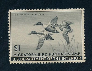 Drbobstamps US Scott #RW12 como nuevo NH sello de pato gato $100 - Imagen 1 de 2