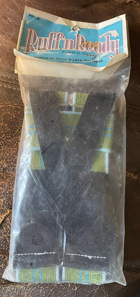 Nuevo de Lote Antiguo Ruff N Ready 7010 Estilo Vadeador Tirantes Deluxe Elásticos Foto 1 de 1