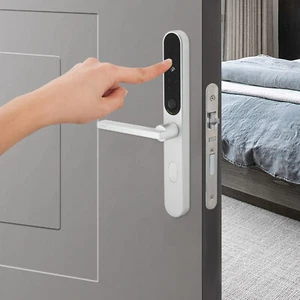 Türschloss, Fingerabdruck-Türschloss,Smart Door Lock für Haushalt DB-M22 Silber - Bild 1 von 13