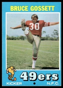 Topps Bruce Gossett San Francisco 49ers 1971 #77 - Imagen 1 de 2
