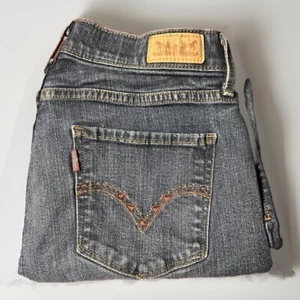 Levi's Perfect Waist 525 Damenjeans dunkle Waschung Größe W29” x 29” L (21.D) - Bild 1 von 7