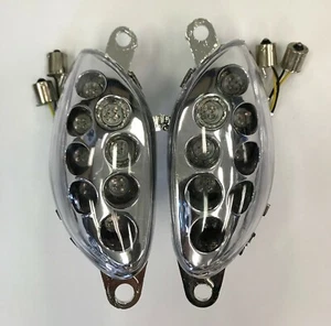 99-07 GSX 1300R Hayabusa LED CLEAR Turn Signals - Signal Lights CTS-0004-L - Picture 1 of 8