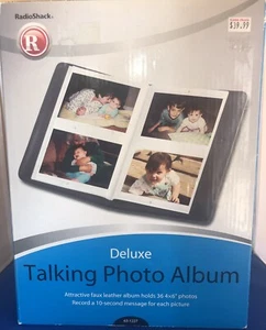 Radio Shack Deluxe Talking Photo Album 63-1227 New 36 4x6 Photos - Picture 1 of 3