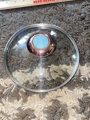 Paula Dean PD 6" Tapa Sartén Vidrio Cobre Azul Perilla Repuesto  Foto 1 de 4