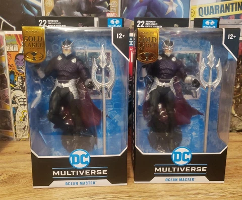 Mcfarlane DC Multiverse Comics Ocean Master Gold Label 7" Action Figure NIB FS Cover