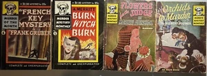 MURDER MYSTERY MONTHLY Lot of 4 Avon Digest Paperback Vintage Pulp Horror RARE - Picture 1 of 20