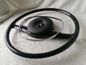 Mercedes Steering Wheel W108 W109 W111 W112 W113 W114 W115 Pagode/8 Black 280sl - Picture 1 of 13