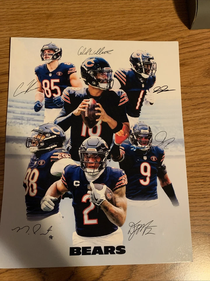 Foto autografiada de osos impresa en lase Foto 1 de 2