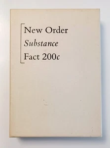 New Order Substance Boxed Double Cassette Fact 200c w/insert EXC play tested - Picture 1 of 9