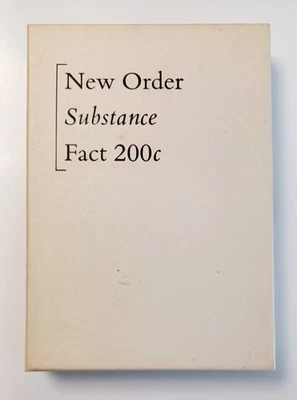 New Order Substance Boxed Double Cassette Fact 200c w/insert EXC play tested - Image 1 of 4