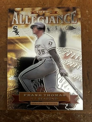 2000 Topps Chrome - Topps Allegiance Frank Thomas #TA8 - Image 1 of 2