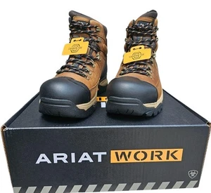MEN'S ARIAT Endeavor 6" Waterproof Carbon Toe Work Boot 10050825 Men's 10 Safety - Picture 1 of 7