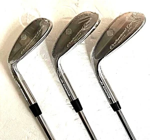 LEFTY! 690 PROFESSIONAL OPEN 3 WEDGE SET, 52,56,60, APOLLO STEEL SHAFTS, - Picture 1 of 7