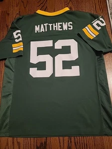 Clay Matthews Green Bay Packers NFL Football Jersey XL 18-20 Boys Kids - Picture 1 of 8