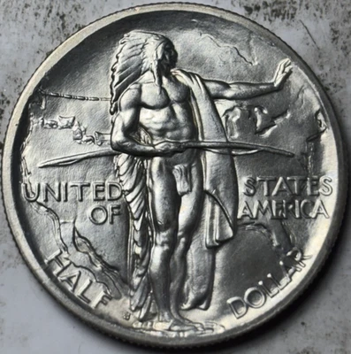 1938-S Oregon 50c Commemorative Half Dollar. Attractive Uncirculated Example! - Image 1 of 2