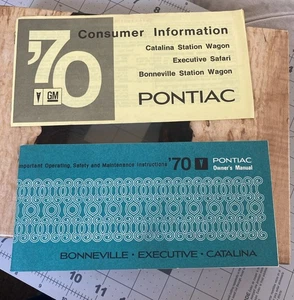 1970 Pontiac Bonneville Catalina Executive owners manual ORIGINAL literature - Picture 1 of 6