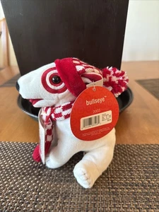 Tarjetero de regalo de peluche Bullseye Bull Terrier 2003 Target para perro nuevo con etiquetas - Imagen 1 de 4
