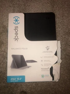 Speck Balance Folio Case for Apple iPad 10.2-inch (8th Gen & 7th Gen) - Black - Picture 1 of 5