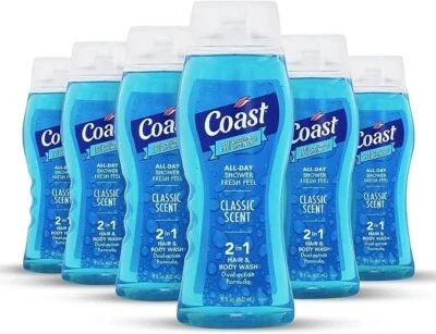 Coast 2 合 1 头发和沐浴露,经典香味 -沐浴露、洗发水和状况 — 第 1/4 张图片