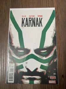 Karnak Comic 1 Cover A David Aja Erstdruck 2015 Marvel Ellis Zaffino Brown  - Bild 1 von 1