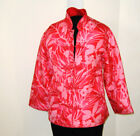Vintage Chinese Asian Hand Made Silk Padded Pink Jacket Fully Lined XS
