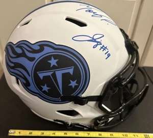 Tennessee Titans Lunar Eclipse Riddel Helmet: Signed-Tony Pollard/Tyjae Spears - Picture 1 of 15