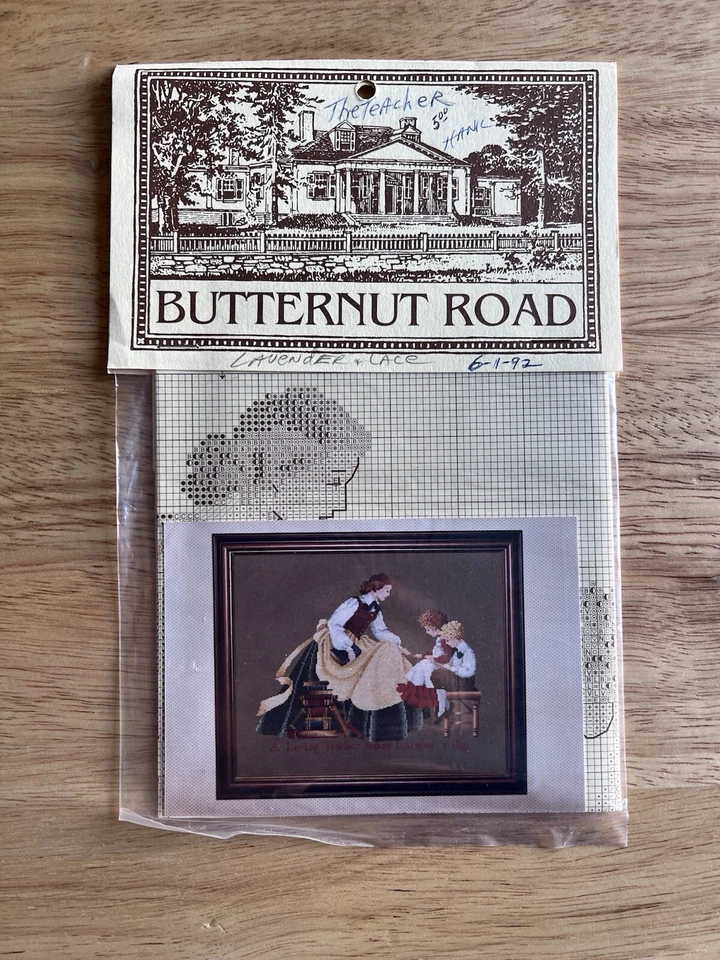 Butternut Road “The Teacher” B. R. 6 Cross Stitch Pattern SEALED - Image 1 of 2