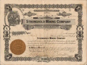 DECO => STRONGHOLD Mining Cy (ARIZONA USA) (P) - Picture 1 of 1