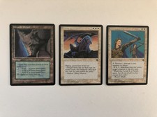 MTG Magic the Gathering Homelands Wizards School, Abbey Gargoyles, Serra Paladin