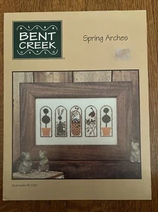 Patrón de punto de cruz doblado BC1069 ARCOS DE RESORTE CONEJO PÁJARO CESTA TOPIARIO - Imagen 1 de 2