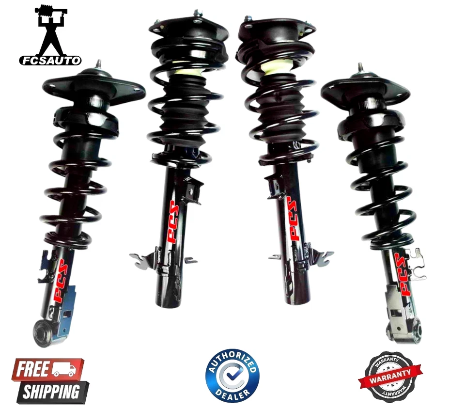 PREMIUM FCS Front& Rear Struts & Spring Assemblies Set Fits Mini Cooper R56 1.6L - Image 1 of 1