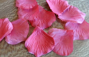 500 ROSENBLÄTTER HOCHZEIT ROSENBLÜTEN TISCHDEKO STREUBLUMEN STREUDEKO ROSA PINK - Picture 1 of 10