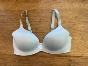 Victoria's Secret Smooth Luna Blue 34C Bare Infinity Flex Light Lined Demi Bra - Picture 1 of 2
