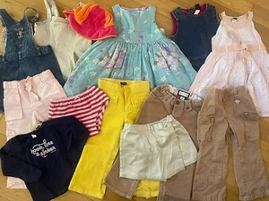 Huge Baby GAP Toddler Girl’s Lot Dresses Outfits Lot 18 24 2 3 Pony Club EUC NWT - Picture 1 of 11