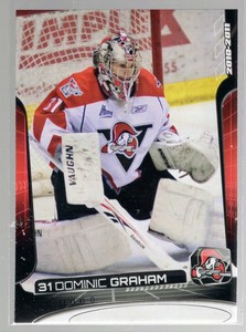 2010/11 Drummondville Voltigeurs - DOMINIC GRAHAM (g) [Laval Petroliers] LNAH