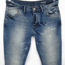 ICEBERG AMSTERDAM MEN'S JENS W26 L30 BLUE TAPERED DENIM JEANS RARE BNWT!