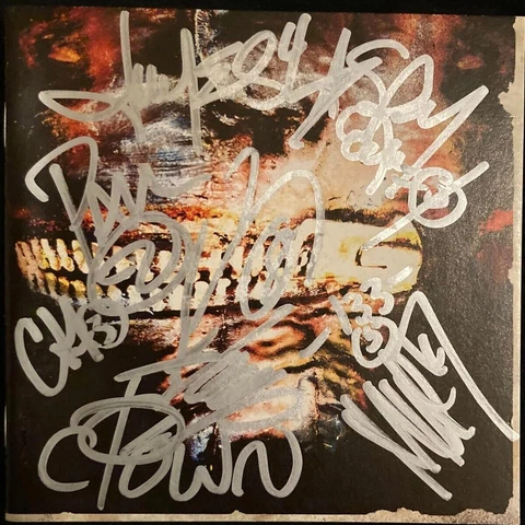 SLIPKNOT BAND SIGNED AUTOGRAPH CD BOOKLET ALL 9 PAUL GRAY JOEY JORDISON COREY Cover