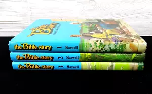 Die Bibelgeschichte Vol. 1-3 Hardcover Arthur Maxwell Vintage Band Lot 1 2 3 - Bild 1 von 13