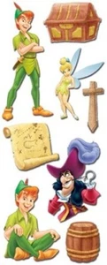 DISNEY DIMENSIONALE AUFKLEBER PETER PAN 8 STÜCK VON EK SUCCESS AUS DEM TRESOR - Bild 1 von 1