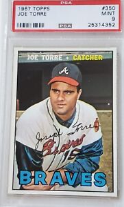 1967 Topps Joe Torre PSA 9 #350 Braves Baseball Card