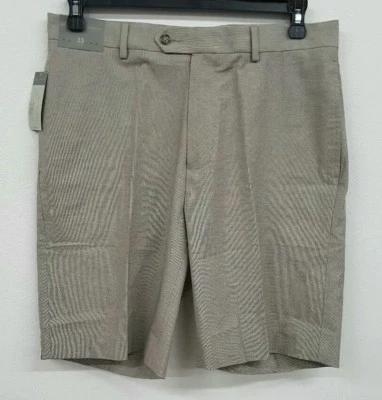 Pantalones Cortos Daniel Cremieux Signature Caqui Pata de Gallo Para Hombre Nuevos con Etiquetas $69.50 Elige Talla Foto 1 de 3