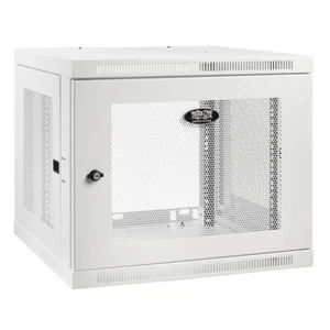 TRIPP LITE SRW9UDPW Wallmount Rack Enclosure Cabinet 9U Switch Depth Deep White - Picture 1 of 7
