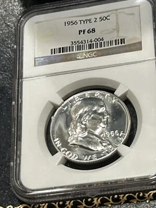 Grandma Mary’s Superlative 1956 ty 2 PQ NGC MS68 prueba plata Benji medio $ ¡LO ÚLTIMO! - Imagen 1 de 10