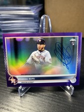 Jose Siri 2022 Topps Chrome RC Rookie Auto Purple Refractor /250 #RA-JS Rays 🔥 