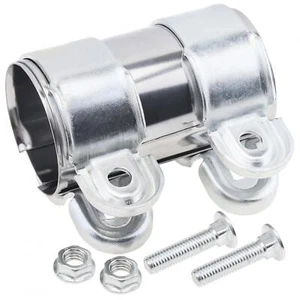 Abrazadera de tubo de escape de doble clip de 2 pulgadas para modificación de automóvil / tubo de escape - Imagen 1 de 11