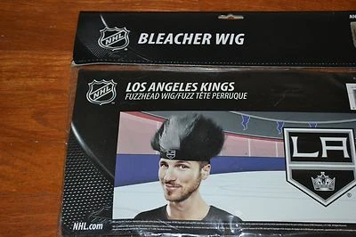 Los Angeles Kings Bleacher/ Fuzzhead Wig - Official NHL Product - New In Bag! - Imagem 1 de 4