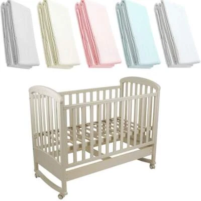 FOR YOUR LITTLE ONE Sábanas Ajustables Jersey Cuna Deluxe Bebé 100% Algodón 40x90cm - Pack De 2