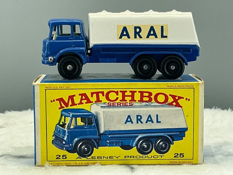 Matchbox Lesney, #25C Petrol Tanker,"ARAL"V,N,COMO NUEVO todo original Foto 1 de 4