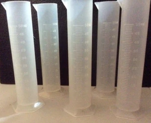 Beakers - with Lip - 50 ml (set of 5) - Picture 1 of 4